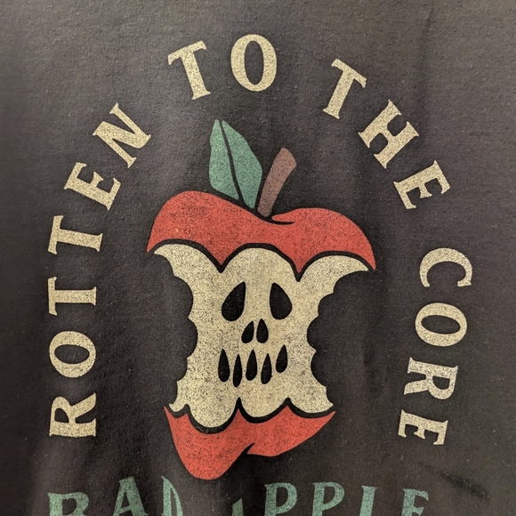 Gildan Black 'Bad Apple' Sweater - Picture 2 of 9